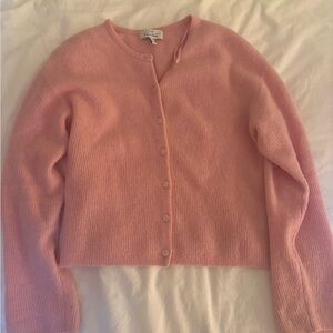 & Other Stories Soft Pink Cardigan